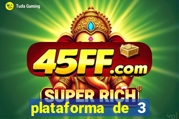 plataforma de 3 reais pg